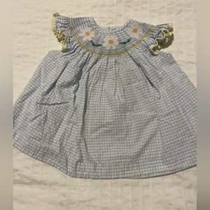 Bishop smocked Daisy top- Classic Whimsy